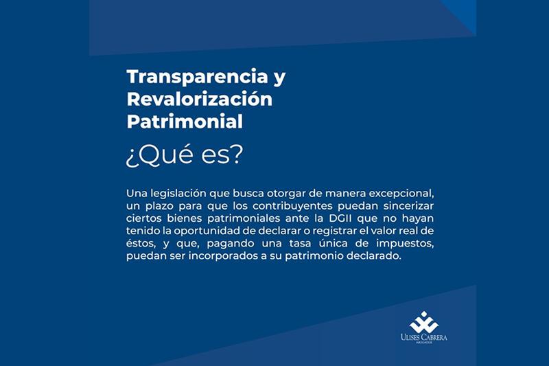 Ley 46-20 de Transparencia y Revalorización Patrimonial