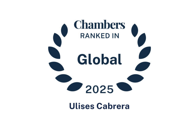 Ulises Cabrera es reconocida por Chambers and Partners Global 2025